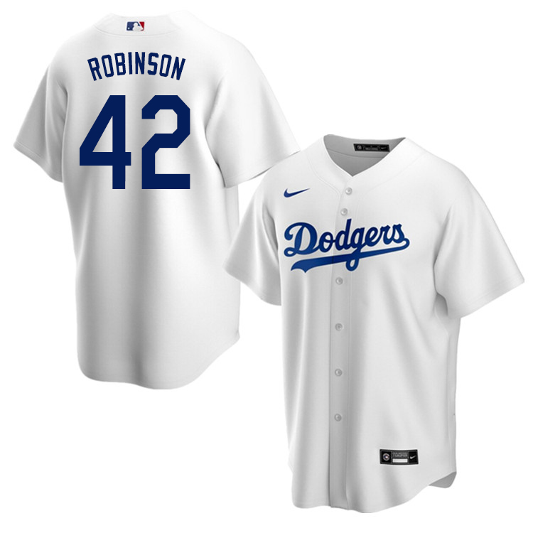 Nike Men #42 Jackie Robinson Los Angeles Dodgers Baseball Jerseys Sale-White